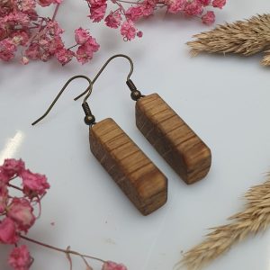 Drewniane bloczki z żywicą